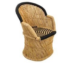 Sillón de bambú con brazos
