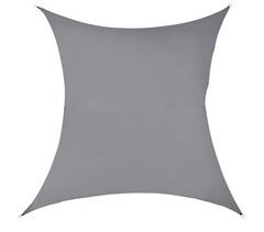 Toldo vela de Sombra para jardín Repelente al agua rectangular 300x0