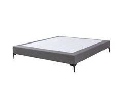 Cama doble Lilla con revestimiento de textil 204x180