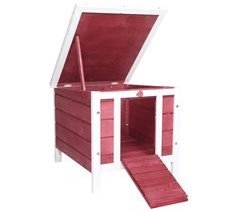 Conejera de Madera Madera de Abeto PawHut