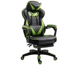 Silla para Gaming esponja, cuero de PU, metal Vinsetto