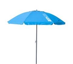 Sombrilla playa antiviento con mástil inclinable y protección UV50 Aktive