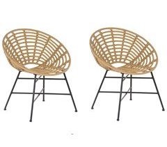 Beliani Silla de jardín ACERRA