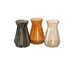 Jarrón decorativo LIMY surtido material cristal