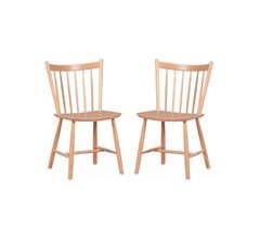 Pack de 2 sillas rústicas en madera - Union