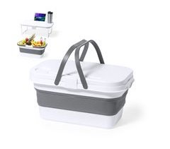 Cesta nevera para picnic plegable y multifunción