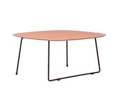 Mesa de centro cuadradada en madera de roble  - Modin 70x50