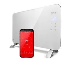 Radiador Eléctrico Convector Cristal 1500W Calefacción WIFI APP Gridinlux