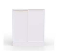 Armario bajo Zapatero Puertas correderas con estantes Multiusos 91