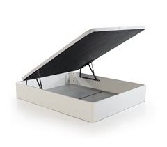 Canape Abatible Descansin | Patas en Madera de Haya Maciza | Reforzado | Gran Almacenaje