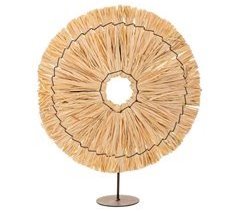 Figura decoración de fibra natural
