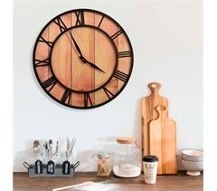 Reloj de pared tipo industrial