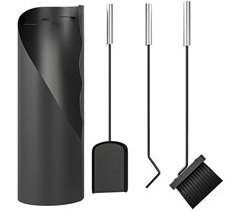 Juego para Chimenea Metal Outsunny