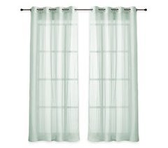 Vipalia Pack 2 Unidades Cortinas Confeccionadas rayas visillo