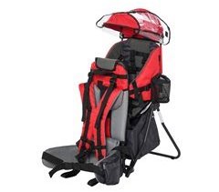 Mochila Portabebés Aluminio, Tela Oxford HOMCOM