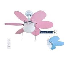 Lámpara Ventilador Metal Serie Aguadulce