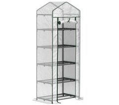 Invernadero de Jardín Acero, PE Outsunny