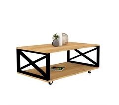Mesa auxiliar 100% Tablero de aglomerado rechapado en melamina