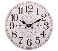 Reloj de pared de madera