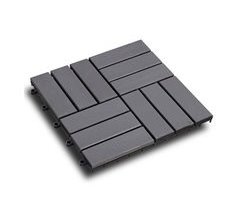 YOEVU - Set de 10 Baldosas de exterior Madera de Acacia