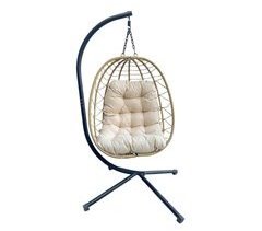 Silla colgante Yoevu, confort premium para interior y exterior