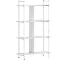 Estantería Metal, Melamina de Madera HOMCOM