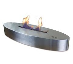 Chimenea de etanol de sobremesa en acero