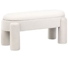 Beliani Banco de cama Bouclé OAKLEY