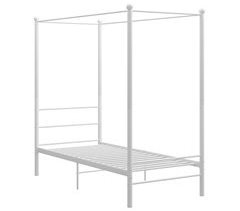 Estructura de cama con dosel metal