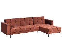 Beliani Sofá cama Terciopelo ALNES