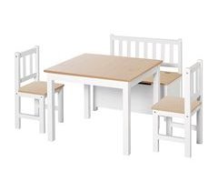 Muebles Infantiles MDF, Madera de Pino HOMCOM 60x50