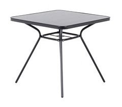 Beliani Mesa de jardín LIVO 80x80