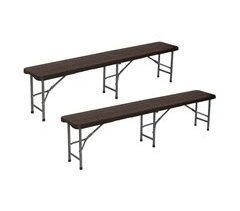 Pack 2 Bancos Plegables Catering Thinia Home