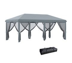 Carpa Plegable Acero, Tela Oxford Outsunny