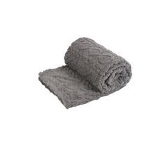 Manta JACQUARD gris 160x220cm