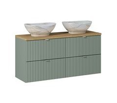 Mueble doble lavabo 4 cajones Jade
