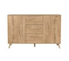 Aparador Oslo 3 Cajones 2 Puertas Apertura Push