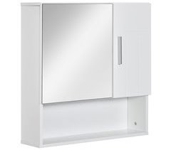Armario con Espejo MDF, Vidrio kleankin, hogar - baño 54