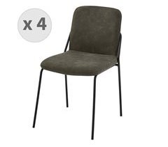 VICKIE-Silla vintage en micro (x4)