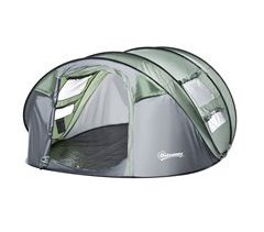 Tienda de Campaña Poliéster Outsunny, deportes y ocio - camping