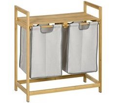 Cesto para Ropa Bambú HOMCOM, hogar - baño