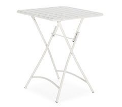 Mesa de Jardín Plegable Perla de Metal 60x60