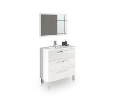 Mueble de baño con espejo Feel 3 cajones