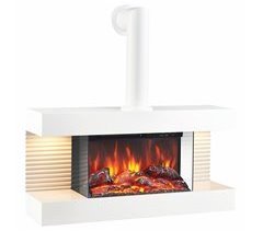 KAMINIO Eléctrica Chimenea LIZ con Tubo de Chimenea