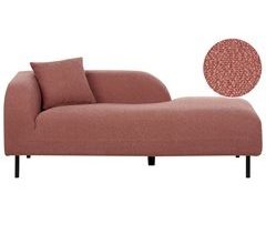 Beliani Chaise longue izquierdo Bouclé LE CRAU