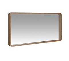 ANGEL CERDA Espejo pared rectangular nogal