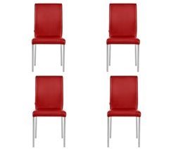 Pack de 4 sillas de cocina ELEGANCE 
