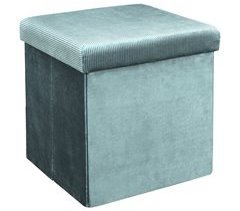 Caja-Puf Plegable Terciop