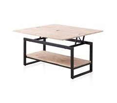 Mesa de centro elevable extensible Rens 90x110