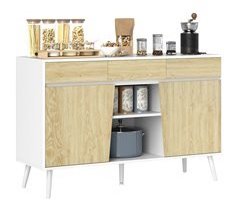 Aparador de Salón Melamina de Madera HOMCOM